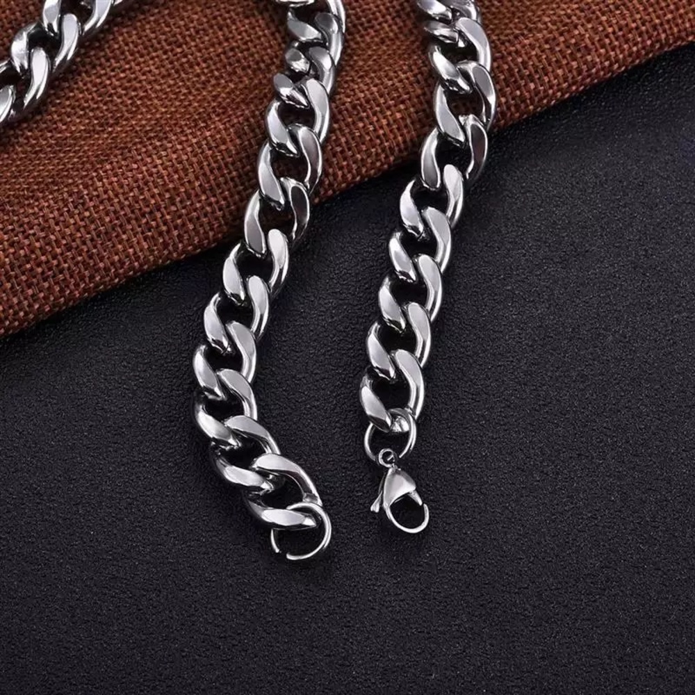 7mm Stainless Steel Chain Jewelry Set - Picture 6 of 7